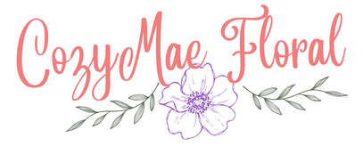 CozyMae Floral Brand Logo